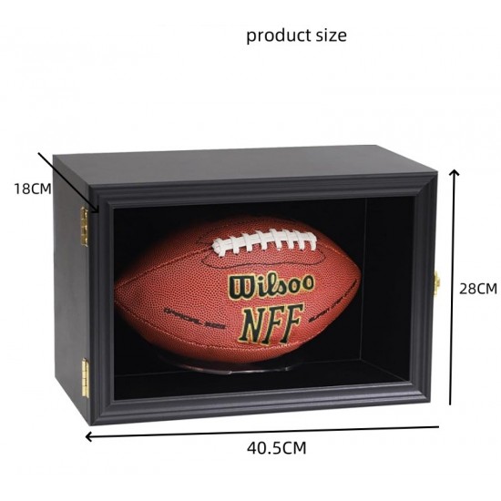 Football Display Case Wooden Display Case