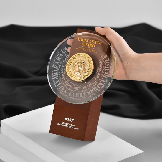 Standing Wooden Trophy 