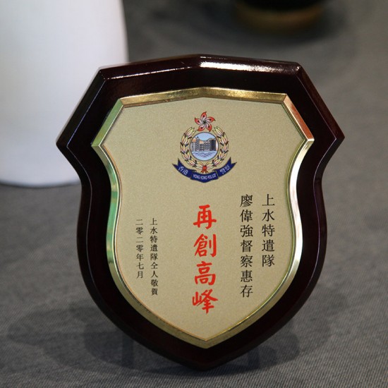 Custom-made wooden medals