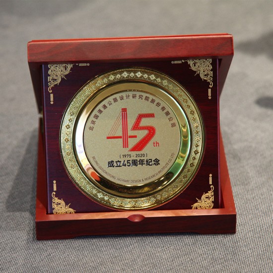 Custom-made wooden medals