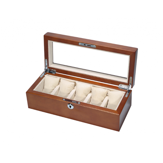 Black wooden watch box	