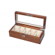 Black wooden watch box	