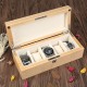 Black wooden watch box	