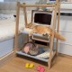 wooden Rocking Bed Wooden Cat House