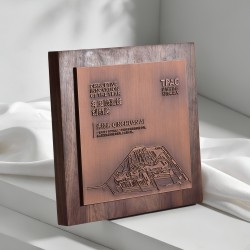 Three - dimensional relief metal solid - wood authorized signs, medals, customized production, authorized agency, franchise cooperation, commendation and award