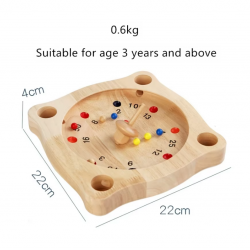 Mini Octagon Wooden Roulette Game Plying in KTV and bar for Fun Drinking Games
