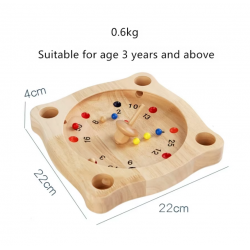 Mini Octagon Wooden Roulette Game Plying in KTV and bar for Fun Drinking Games