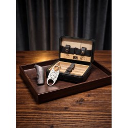 Cuban cigar humidors – imported cedar wood, large-capacity storage, convenient cigar cabinet, authentic product