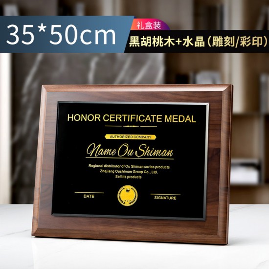 Laser-engraved medals