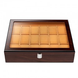 Handmade Natural Wooden Watch Box Single Watch Gift Box With Pillow