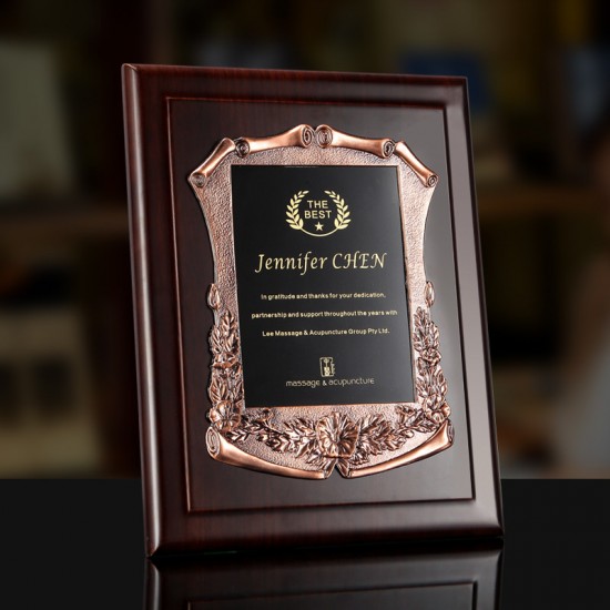 custom-made wooden medals