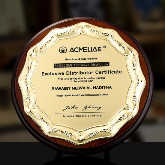 custom-made wooden medals