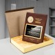 Mahogany Solid Wood Trophy 	