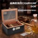 Leather Clad Wooden Cigar Humidor