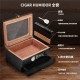 Leather Clad Wooden Cigar Humidor