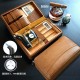  compact portable cigar wooden box