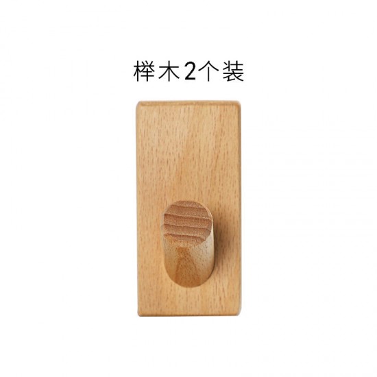 Wall-mounted wooden shelving unit