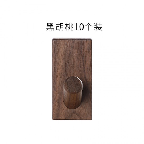 Wall-mounted wooden shelving unit