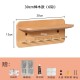 Wooden wall shelf for kitchen