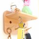 Wooden wall shelf for kitchen